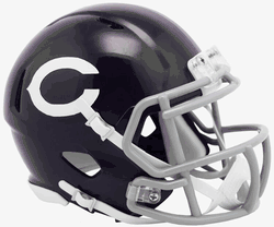 Chicago Bears 1962 to 1973 Riddell Mini Speed Throwback Helmet