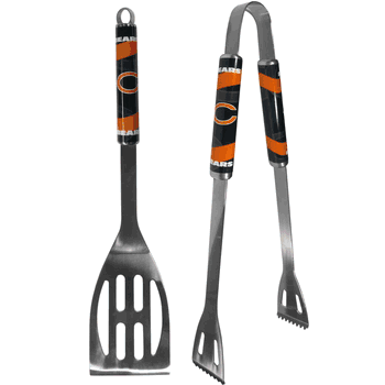 Chicago Bears 2 pc Steel BBQ Tool Set