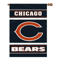 Chicago Bears 2-Sided 28 X 40 House Banner