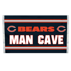Chicago Bears 3 Ft. x 5 Ft. Man Cave Flag  w/ 4 Grommets