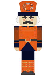 Chicago Bears 31" Nutcracker Leaner