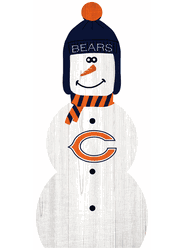 Chicago Bears 31" Snowman Leaner