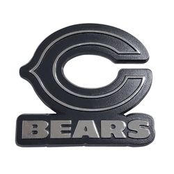 Chicago Bears 3D Chrome Metal Emblem