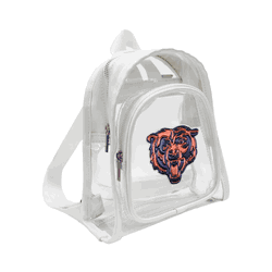 Chicago Bears 3D Logo Clear Mini Backpack