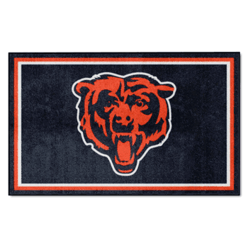 Chicago Bears 4ft. x 6ft. Plush Area Rug