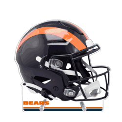 Chicago Bears Acrylic Standee, Throwback Helmet