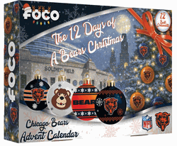 Chicago Bears Advent Calendar Ball Ornament