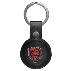 Chicago Bears AirTag Compatible Leather Key Chain