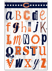 Chicago Bears Alphabet 11x19 Sign