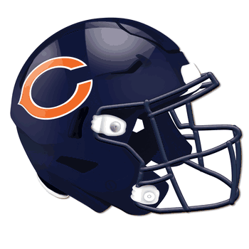 Chicago Bears Authentic Helmet Cutout 24