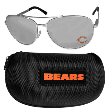 Chicago Bears Aviator Sunglasses and Case