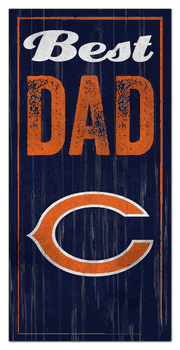 Chicago Bears Best Dad Sign