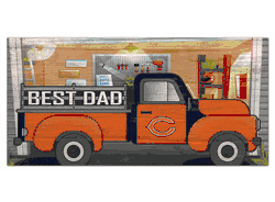 Chicago Bears Best Dad Truck 6x12 Sign