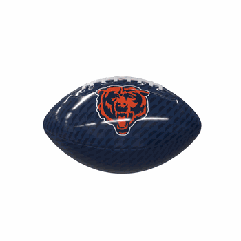 Chicago Bears Carbon Fiber Mini-Size Glossy Football