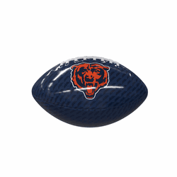 Chicago Bears Carbon Fiber Mini-Size Glossy Football