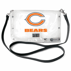 Chicago Bears Clear Envelope Purse STRAP