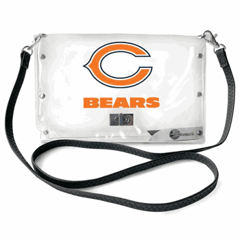 Chicago Bears Clear Envelope Purse STRAP