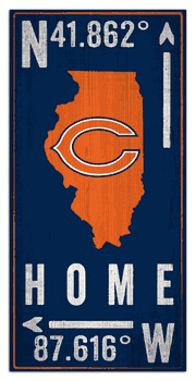 Chicago Bears Coordinate 6x12 Sign