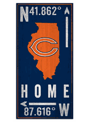 Chicago Bears Coordinate 6x12 Sign