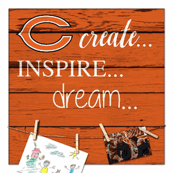 Chicago Bears Create, Inspire, Dream Sign