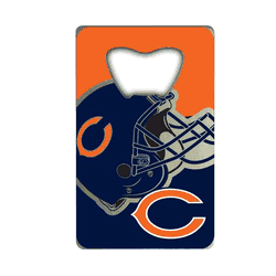 Chicago Bears Credit Card Style Bottle Opener - 2 x 3.25