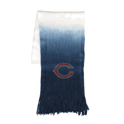 Chicago Bears Dip Dye Scarf Navy