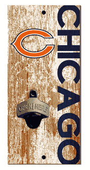 Chicago Bears Distressed Bottle Opener