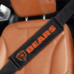 Chicago Bears Embroidered Seatbelt Pad - 2 Pieces