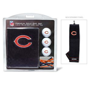 Chicago Bears Embroidered Towel Golf Gift Set