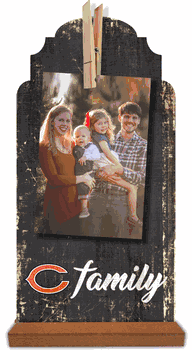 Chicago Bears Family Clothespin 6x12