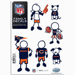 Chicago Bears Family Decal Set Small