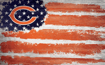 Chicago Bears Flag 11x19.