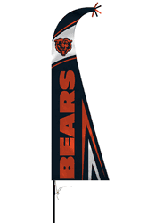 Chicago Bears Flag Premium Feather Style CO
