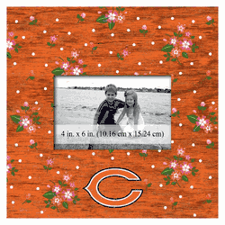 Chicago Bears Floral 10x10 Frame