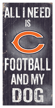 Chicago Bears Football and My Dog Sign
