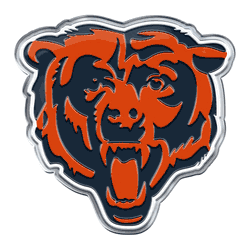 Chicago Bears Heavy Duty Aluminum Embossed Color Emblem - Alternate