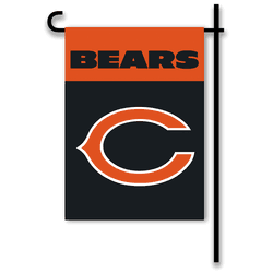 Chicago Bears Home / Yard Flag 13" x 18" 2-Sided