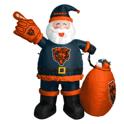 Chicago Bears 7 FT Inflatable Santa