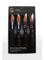 Chicago Bears Knife Set - Steak - 4 Pack
