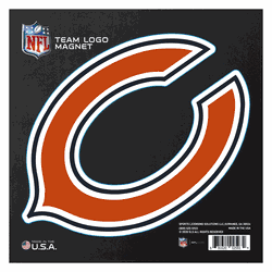 Chicago Bears Large Team Logo Magnet 10" (8.7329"x8.3078")