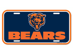 Chicago Bears License Plate
