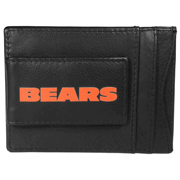 Chicago Bears Logo Leather Cash and Cardholder