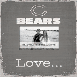 Chicago Bears Love Picture Frame