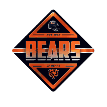 Chicago Bears  Metal Sign 16.5