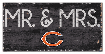 Chicago Bears Mr & Mrs Sign