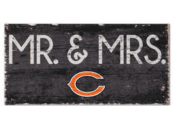 Chicago Bears Mr & Mrs Sign