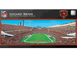 Chicago Bears NFL 1000pc Panoramic Puzzle - End Zone