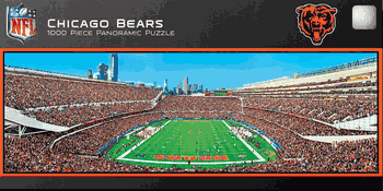 Chicago Bears NFL 1000pc Panoramic Puzzle - End Zone