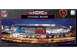 Chicago Bears NFL 1000pc Panoramic Puzzle - Stadium