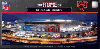 Chicago Bears NFL 1000pc Panoramic Puzzle - Stadium